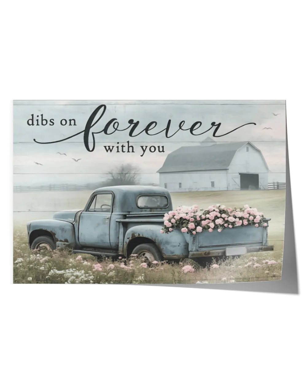 Dibs On Forever With You - Personalized Couple Canvas