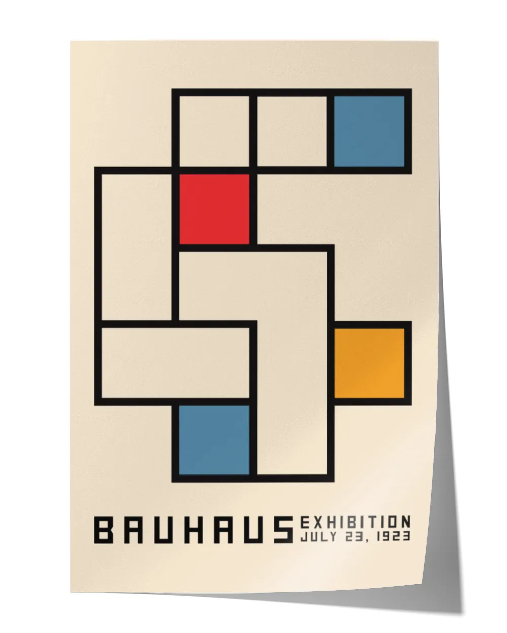 Bauhaus Exhibition Poster, Bauhaus Art Print