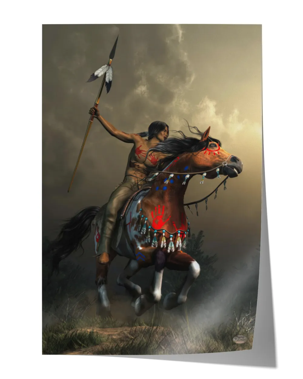 naa-jlv-21 Warriors Of The Plains by Deskridge