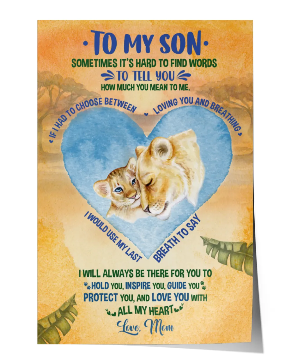 To My Son Lion Heart