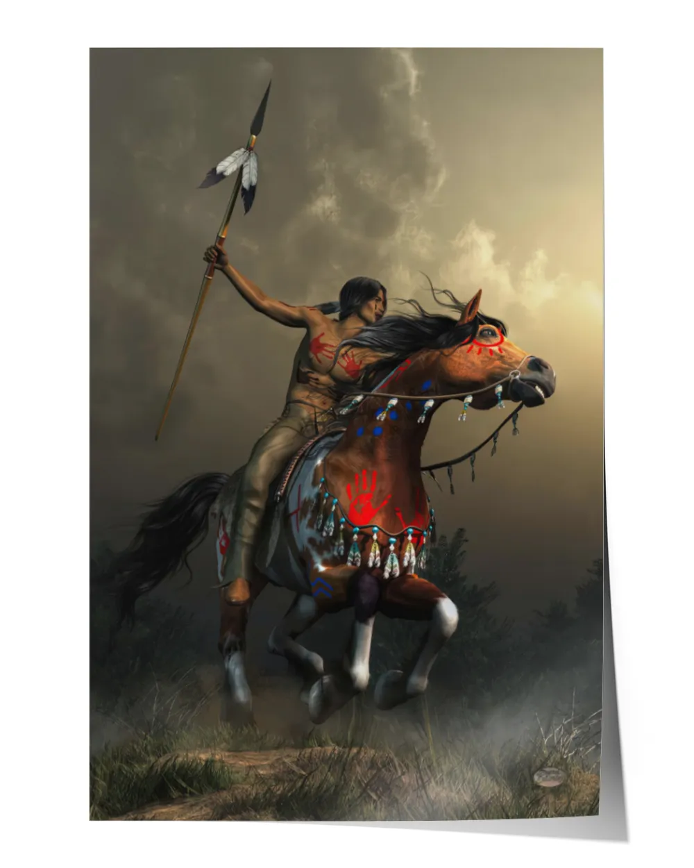 naa-jlv-21 Warriors Of The Plains by Deskridge