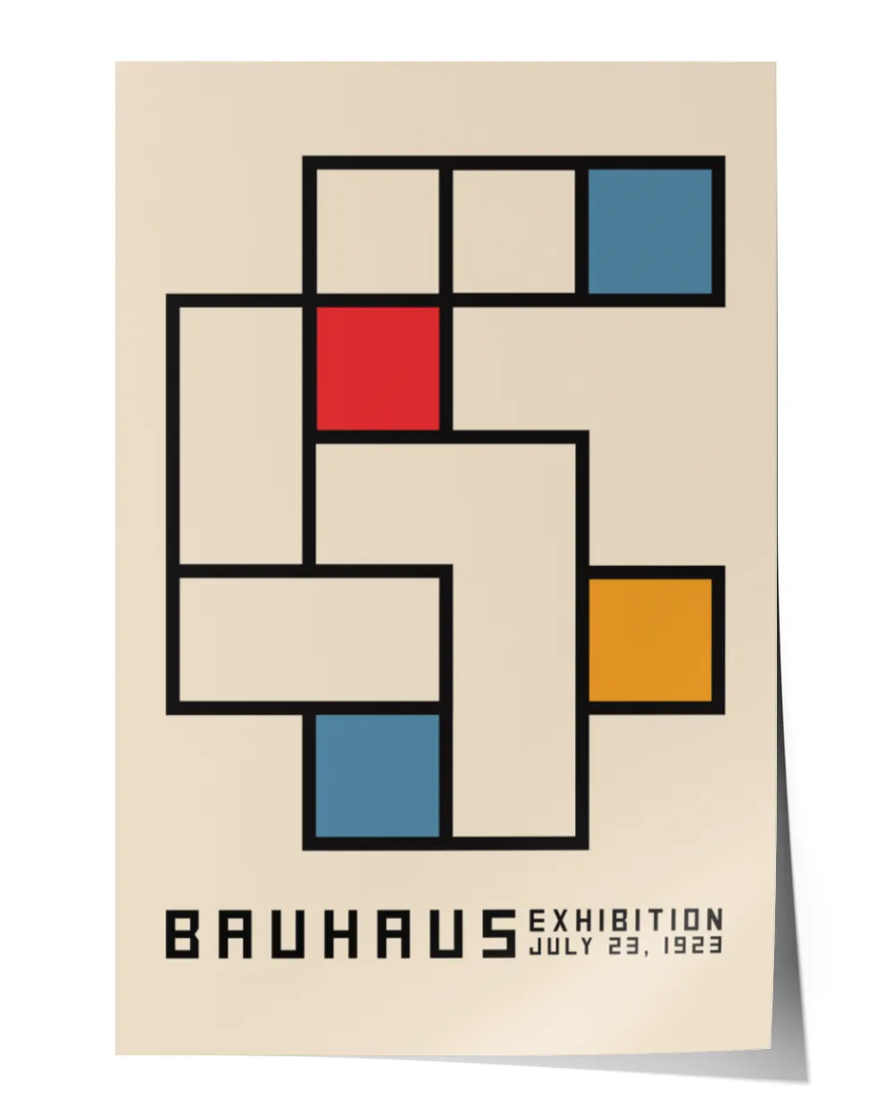 Bauhaus Exhibition Poster, Bauhaus Art Print