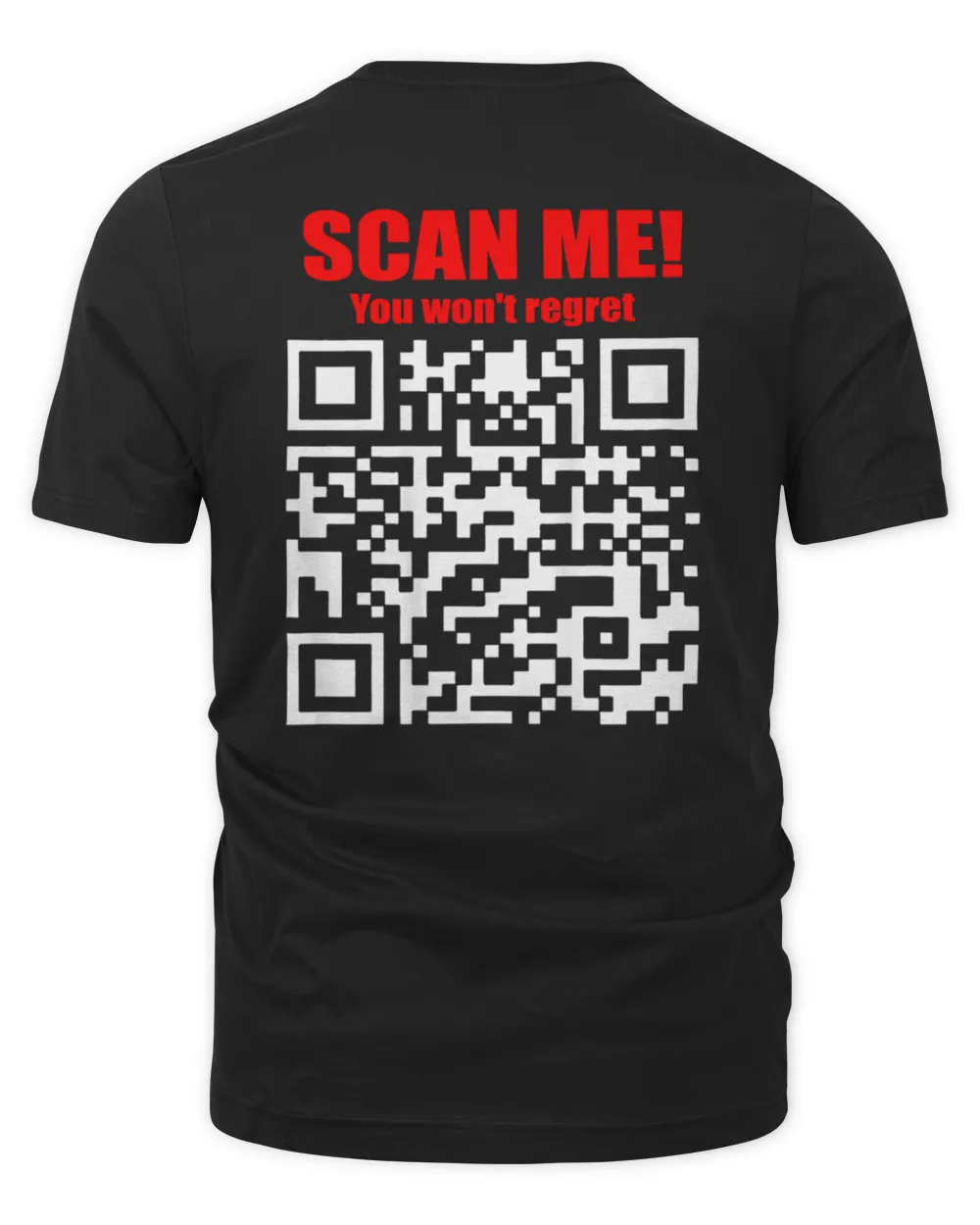 Funny QR Tee - DJT Dancing Code The Organic Unisex T-shirt black s