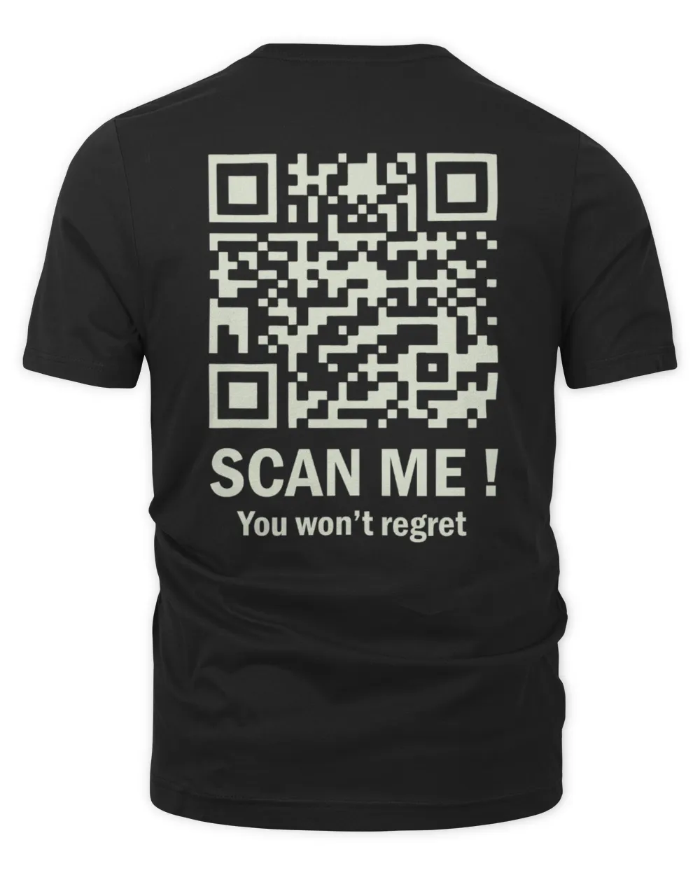 Funny QR Tee - DJT Dancing Code The Organic Unisex T-shirt black s