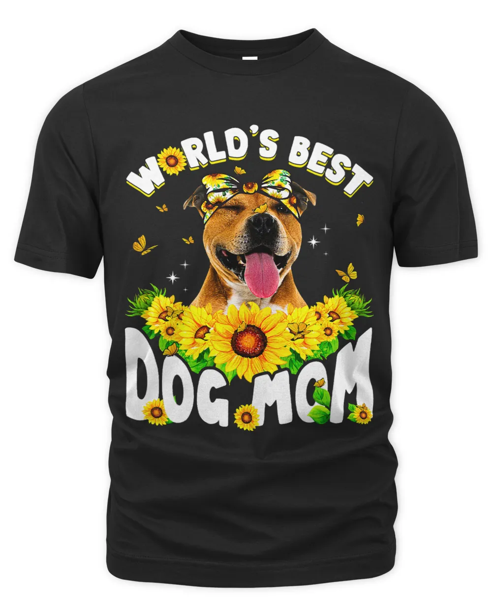 Worlds Best Pitbull Dog Mom Funny Mothers Day