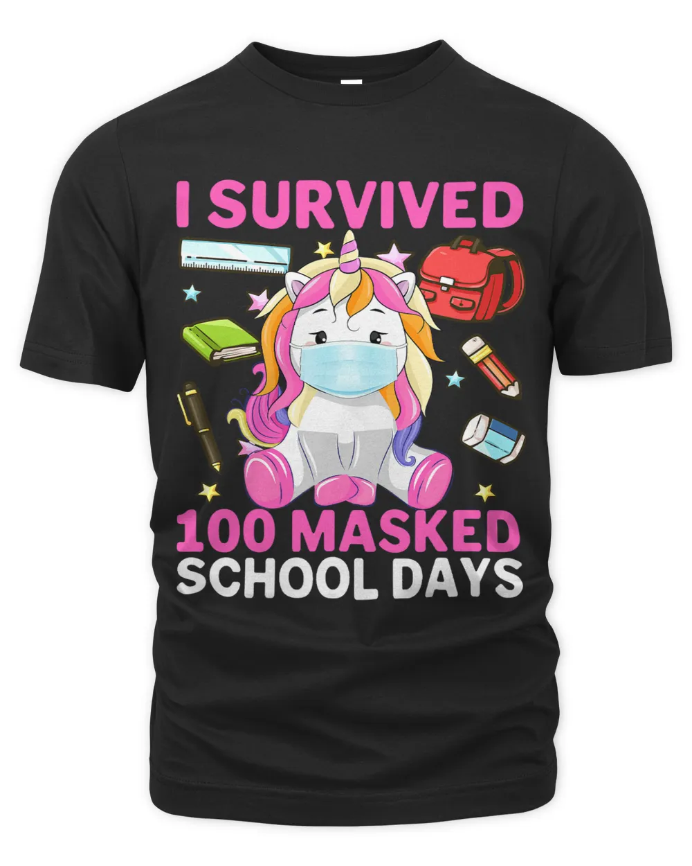 I Survived 100 Masked School Days Gifts For Teacher Student