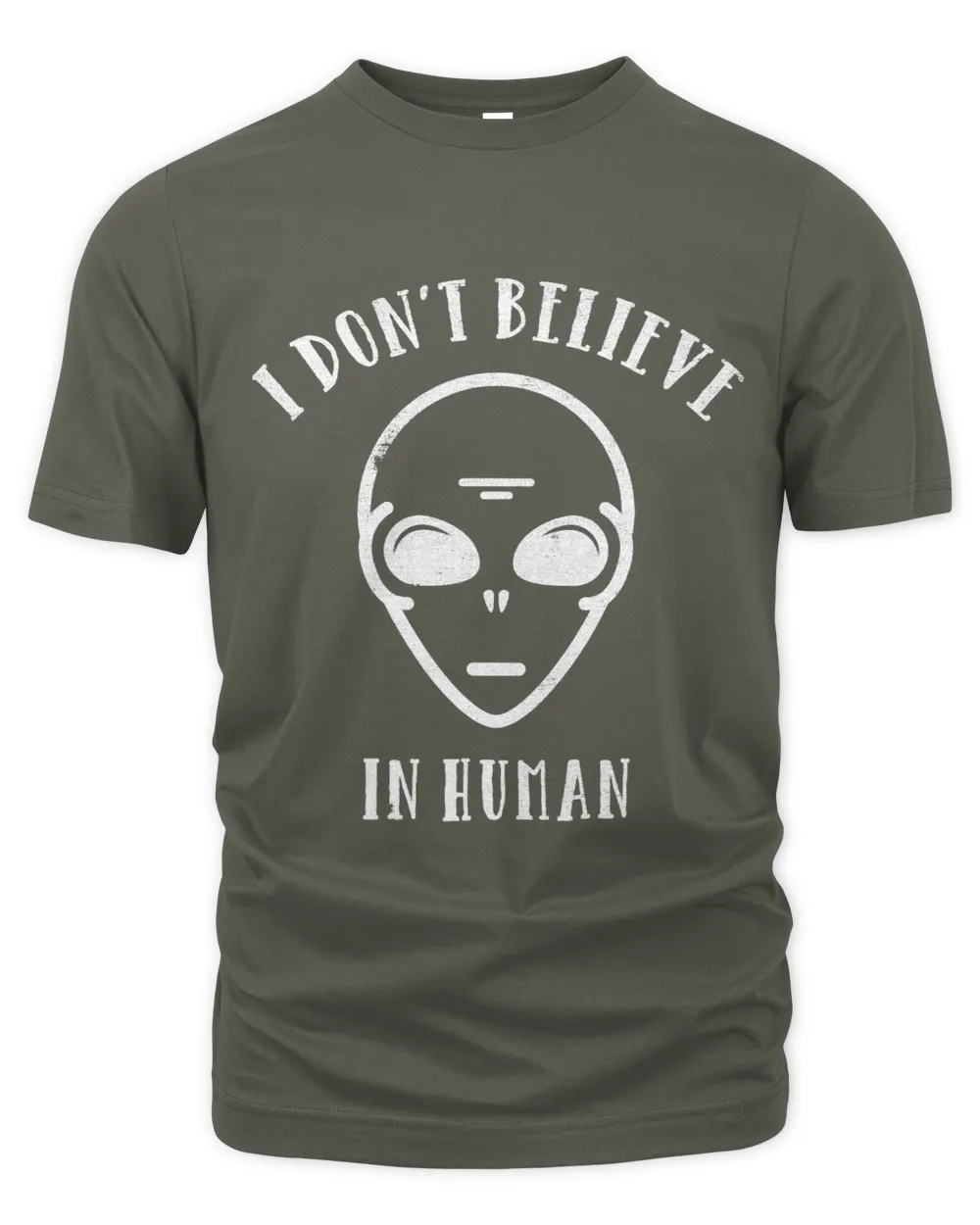 Funny Alien Lover I Dont Believe In Humans Humor Space