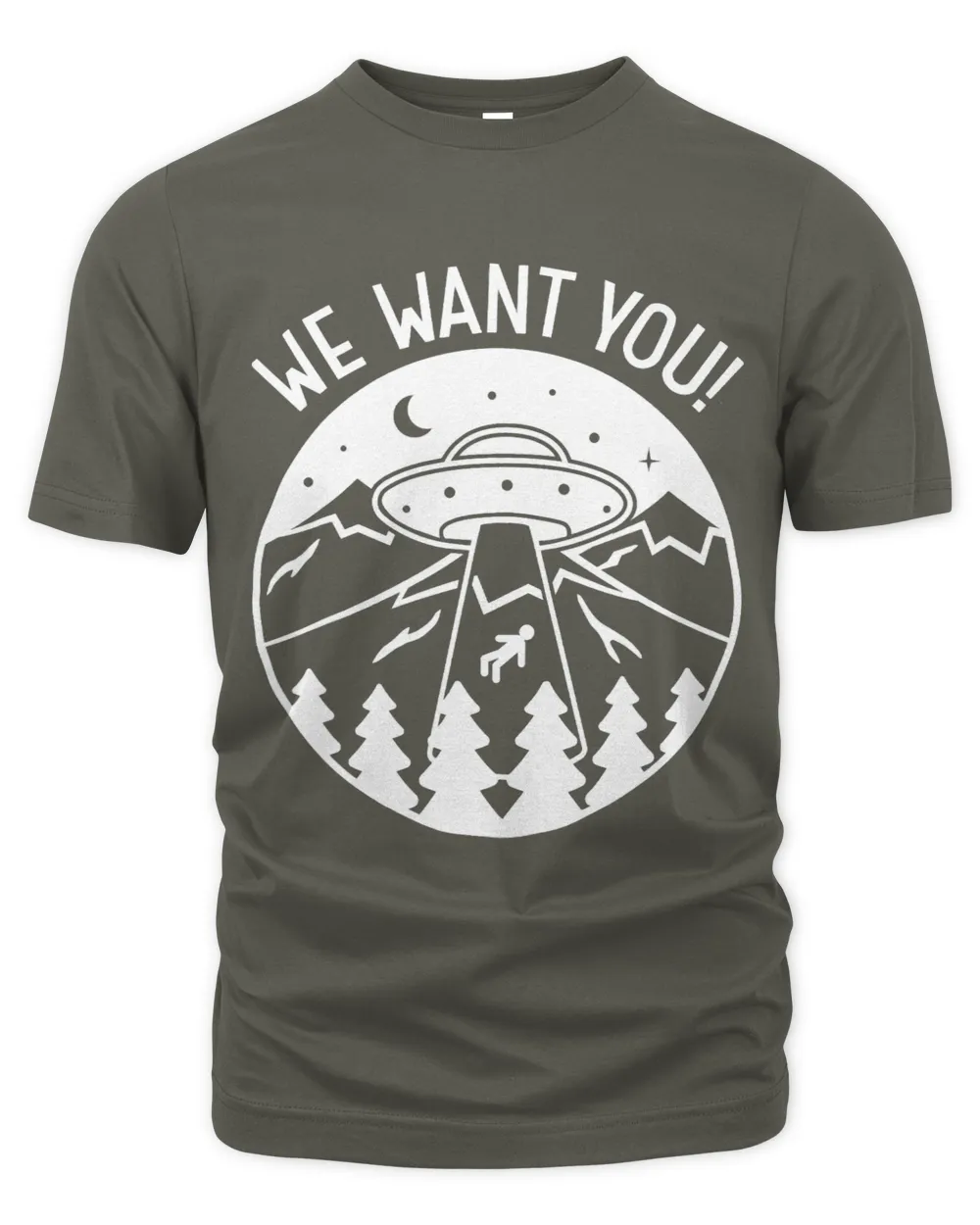 Funny Alien Lover UFO We Want You