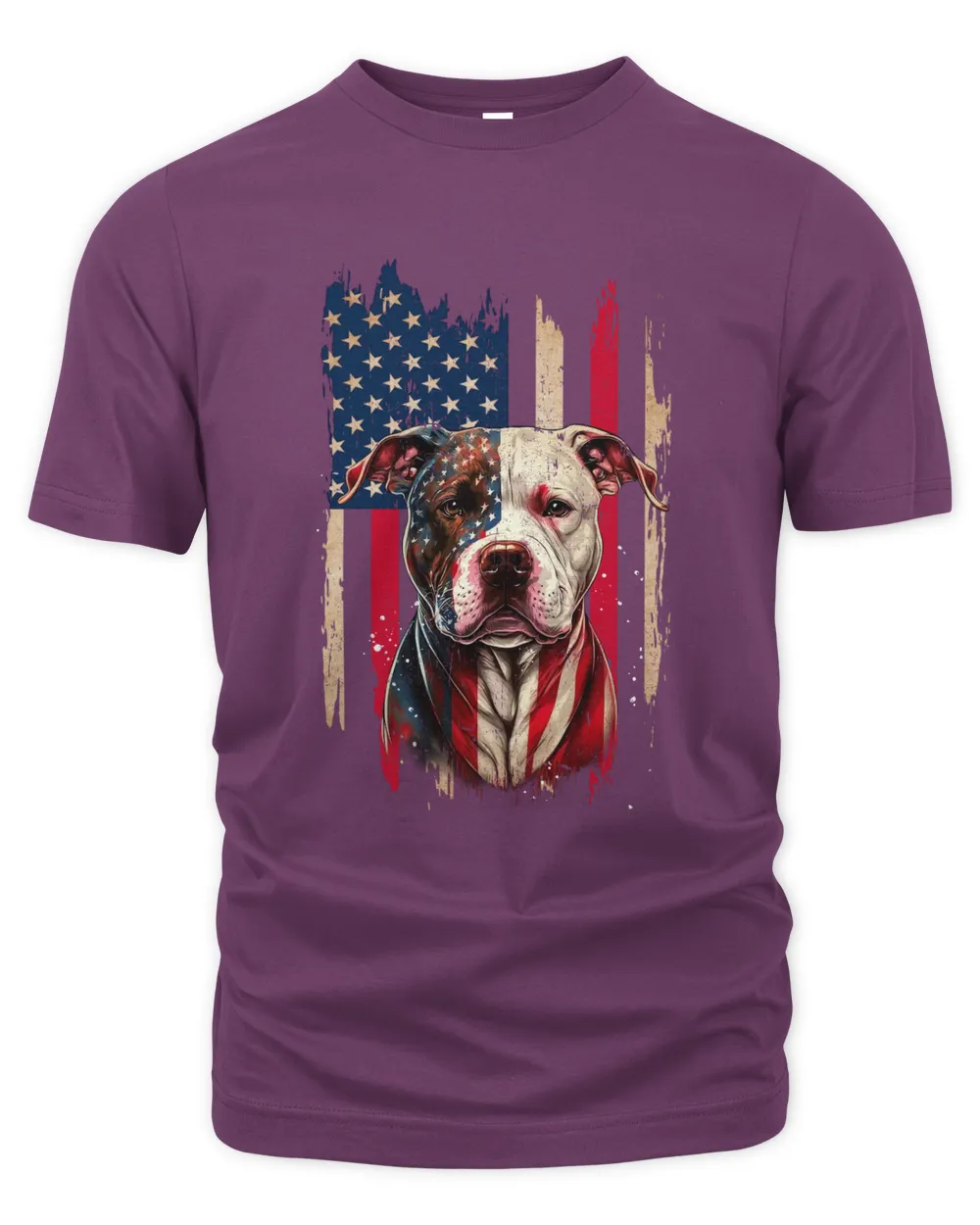 Pitbull American Flag Fishing Gifts For Dad