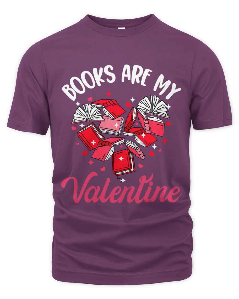 Books Are My Valentine Valentines Day Heart Funny Librarian