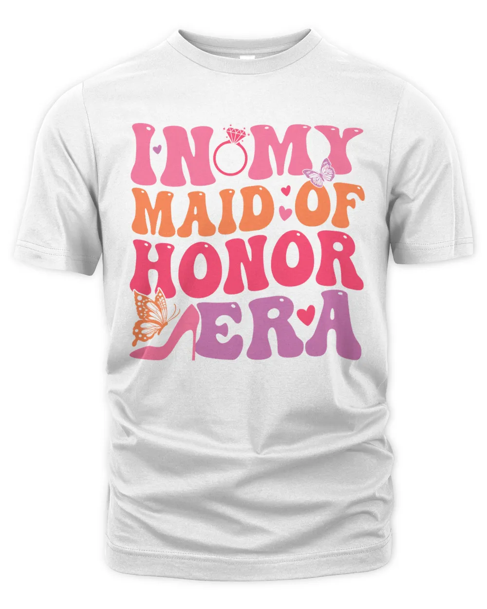 In My Maid Of Honor Era Shirt, Maid of Honor Shirt, Bridesmaid Shirt, Bridal Party, Bachelorette Party Gift Shirt, MOH Shirt