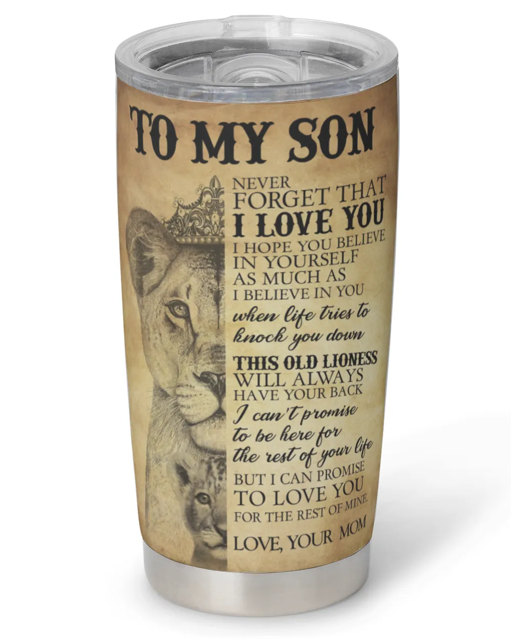 To My Son Never Forget That I Love You Motivational Family Wall Art Great Gift For Son From Mom Version 1