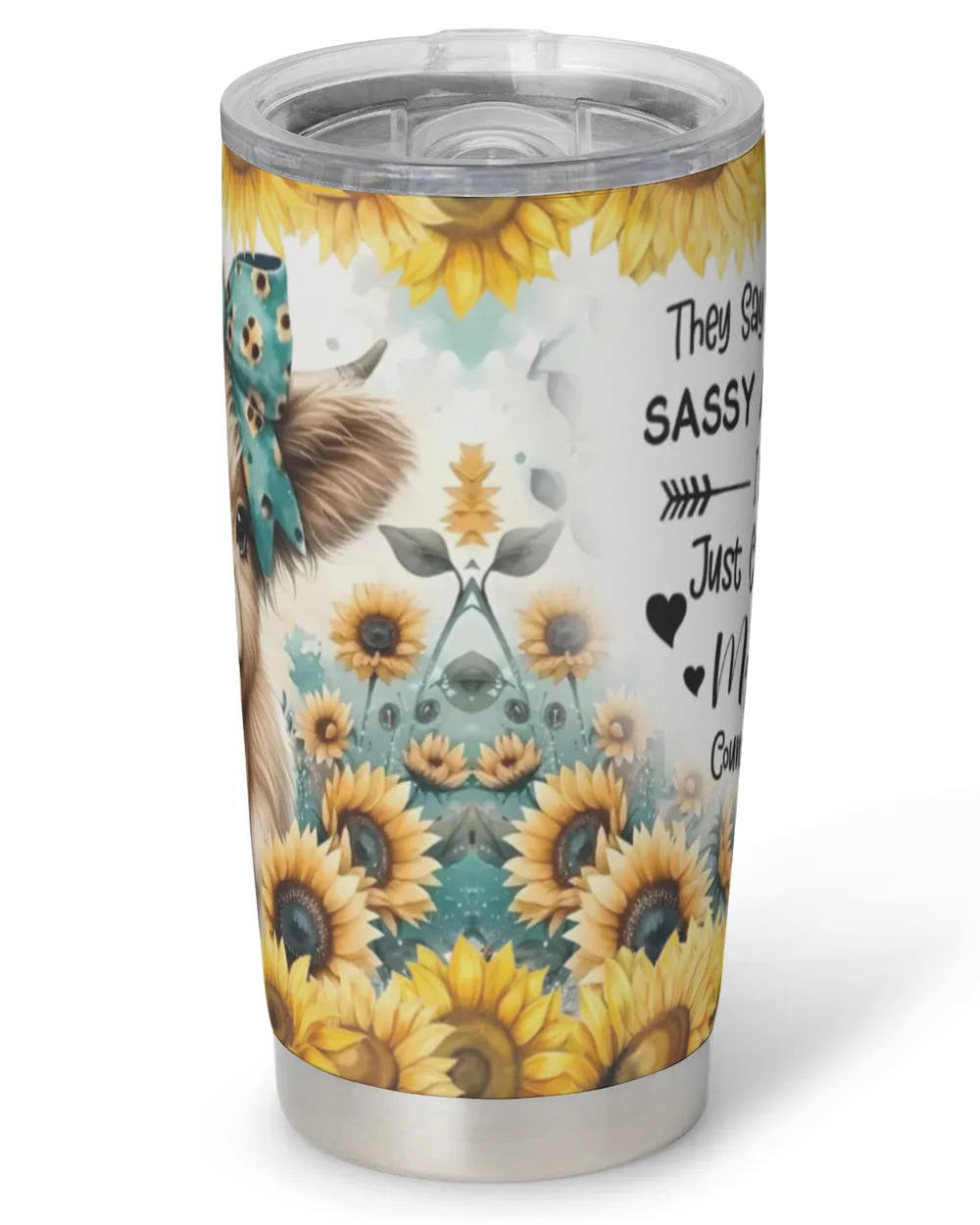 Personalized Highland Cow Tumbler