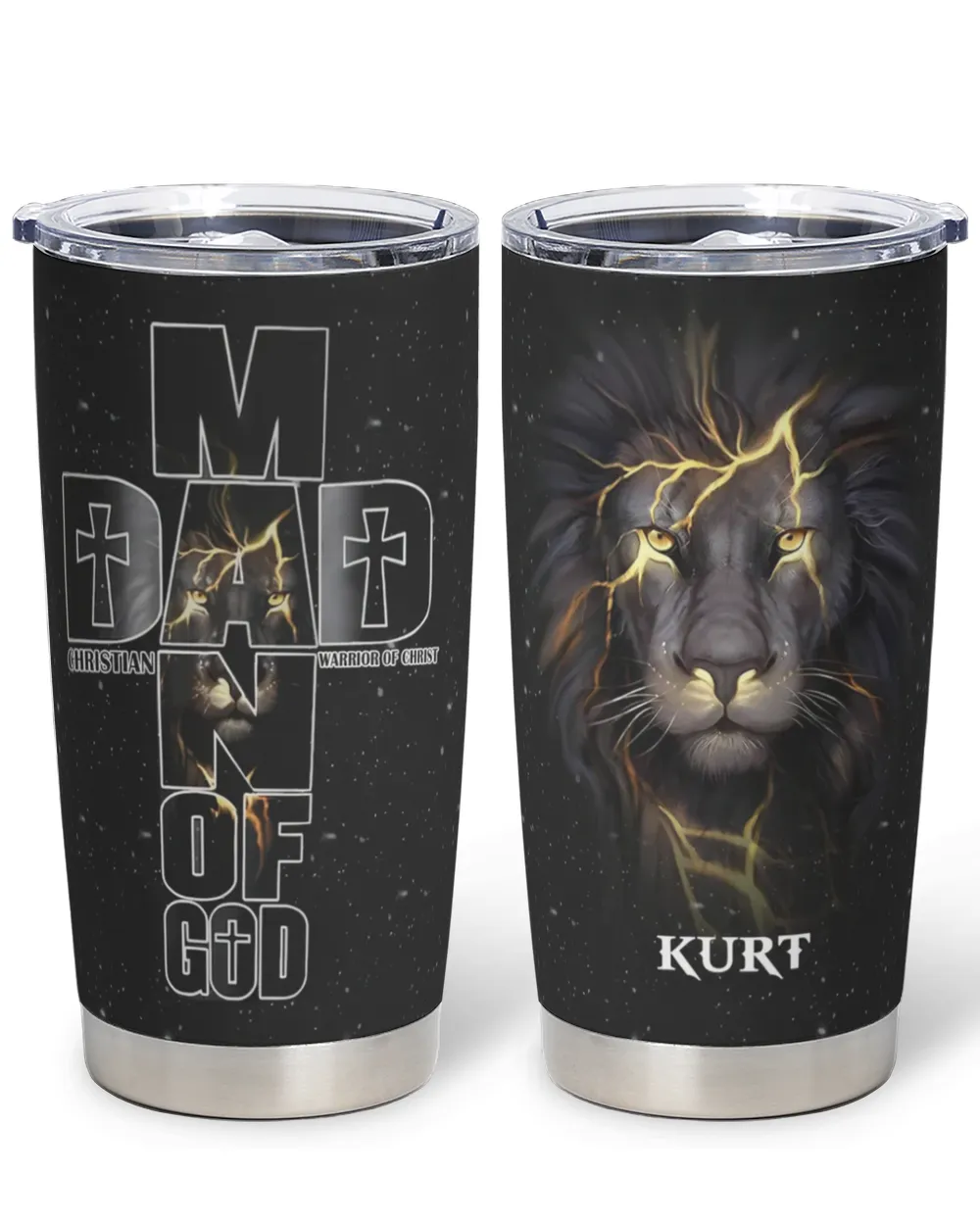 Kurt Man Of God Lion Tumbler