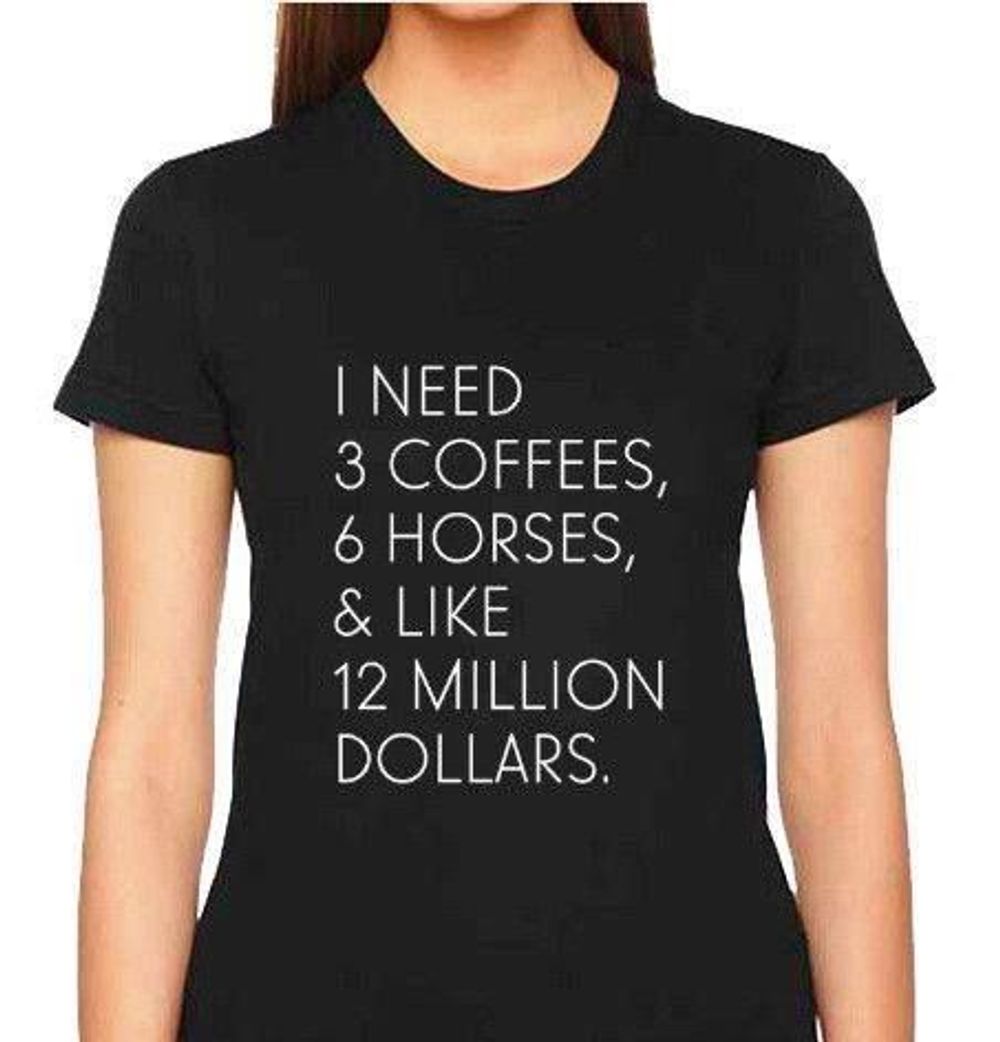 3 Coffee 6 Horse 12 Milion Dollar