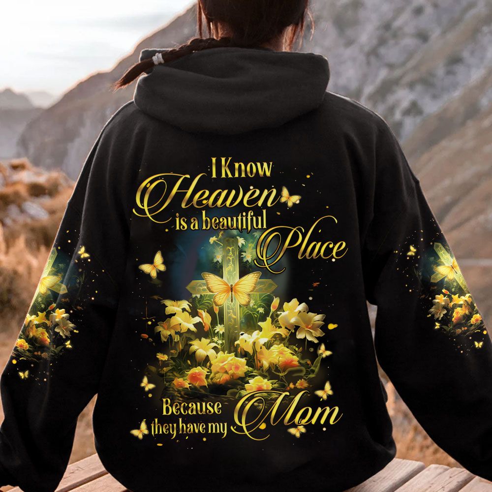 MY MOM IN HEAVEN AOP Unisex Standard Hoodie 2