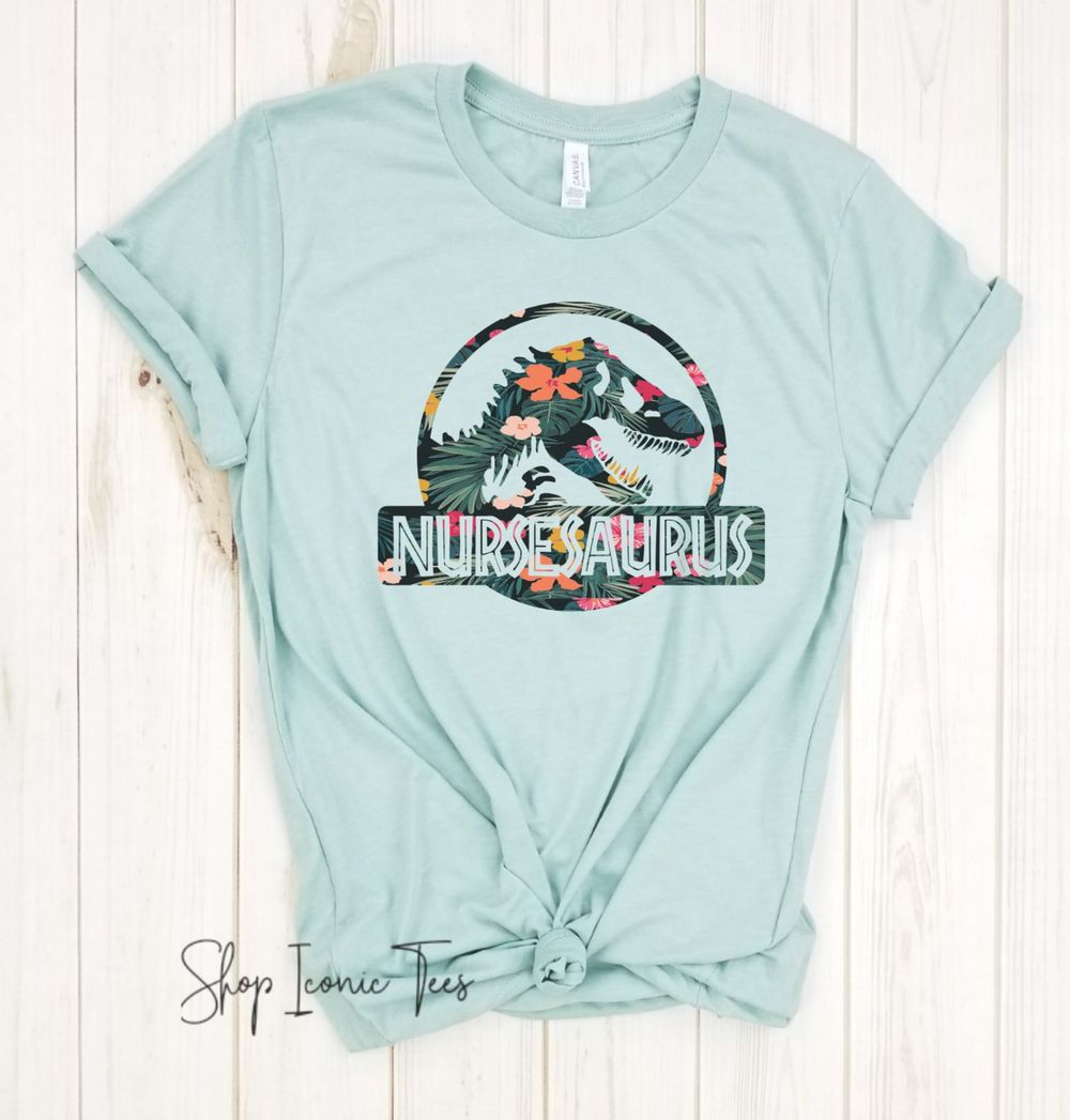 Nurseasaurus - Nurse Shirt, Nursing School T-Shirt, Nursing School Tee, Nurse tee, Funny Nursing Shirt.