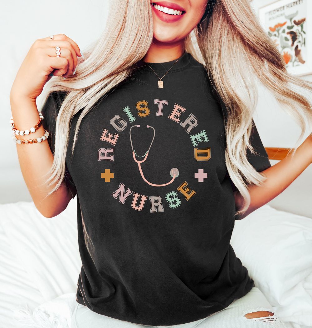 Registered Nurse Shirt for Women, Gift for Registered Nurse, RN Tee, RN Shirt for Registered Nurse, RN Graduation Gift Nursing Tee for Nurse