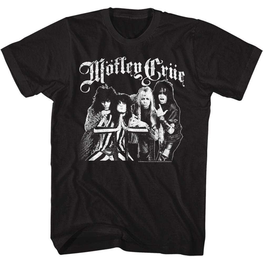 Motley Crue - Crue Crew | Black S/S Adult T-Shirt