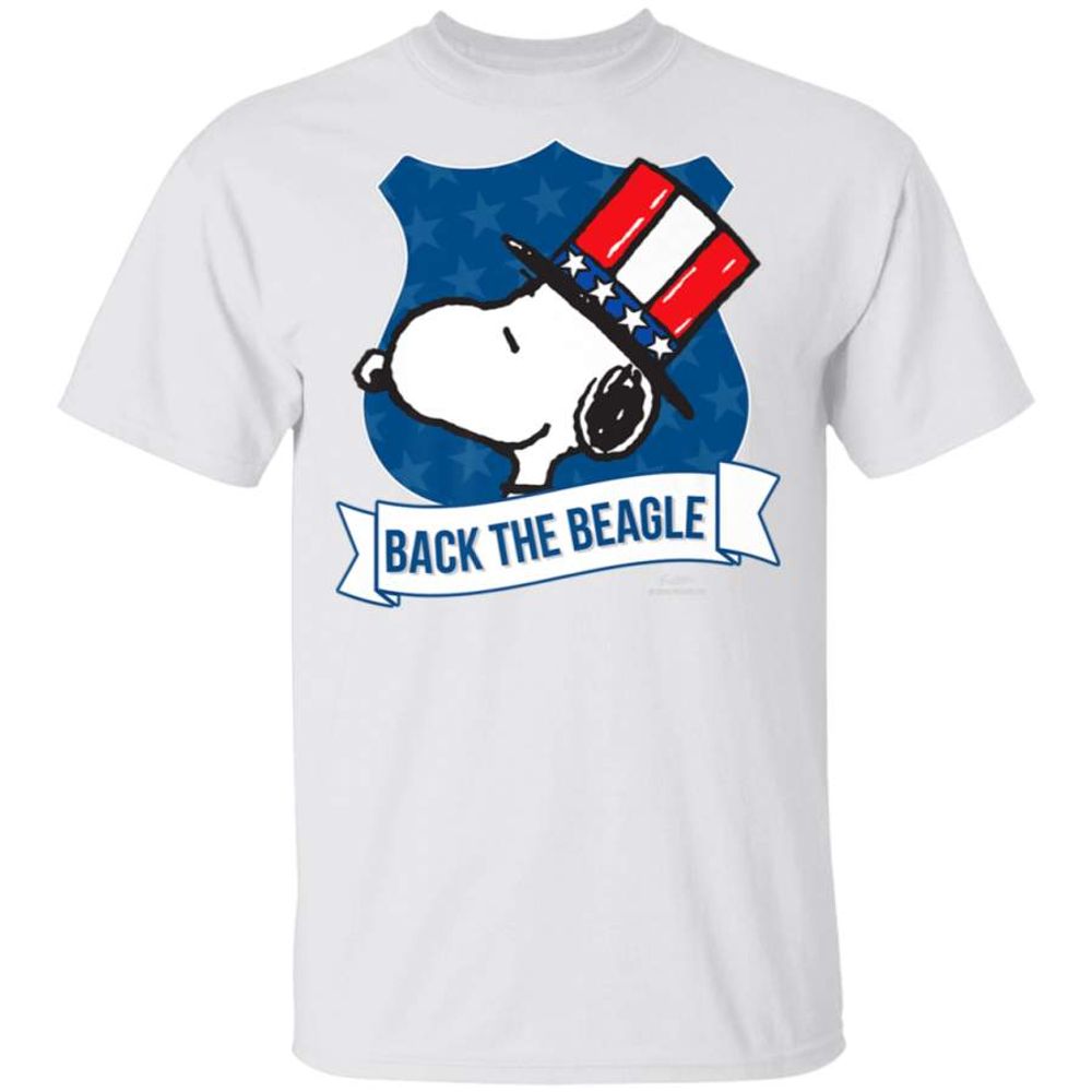 Peanuts Snoopy for President Back The Beagle T-Shirt