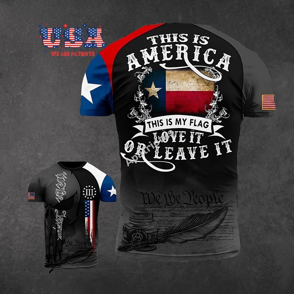 AMERICAN PATRIOTS 3D T-SHIRT - PT30