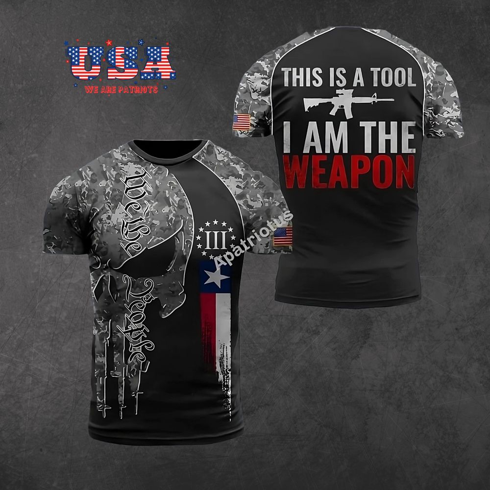 AMERICAN PATRIOTS 3D T-SHIRT - PT31