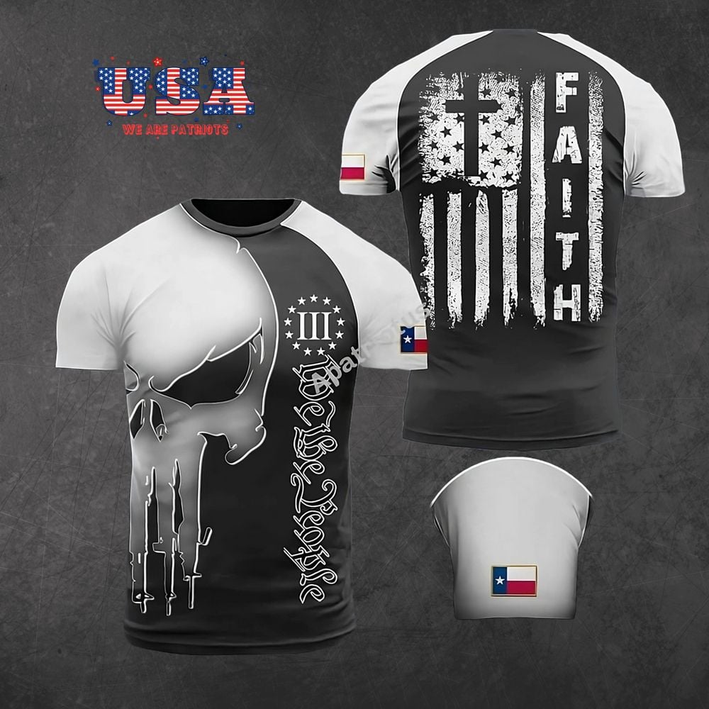 AMERICAN PATRIOTS 3D T-SHIRT - PT37