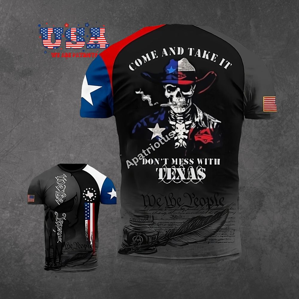 AMERICAN PATRIOTS 3D T-SHIRT - PT42