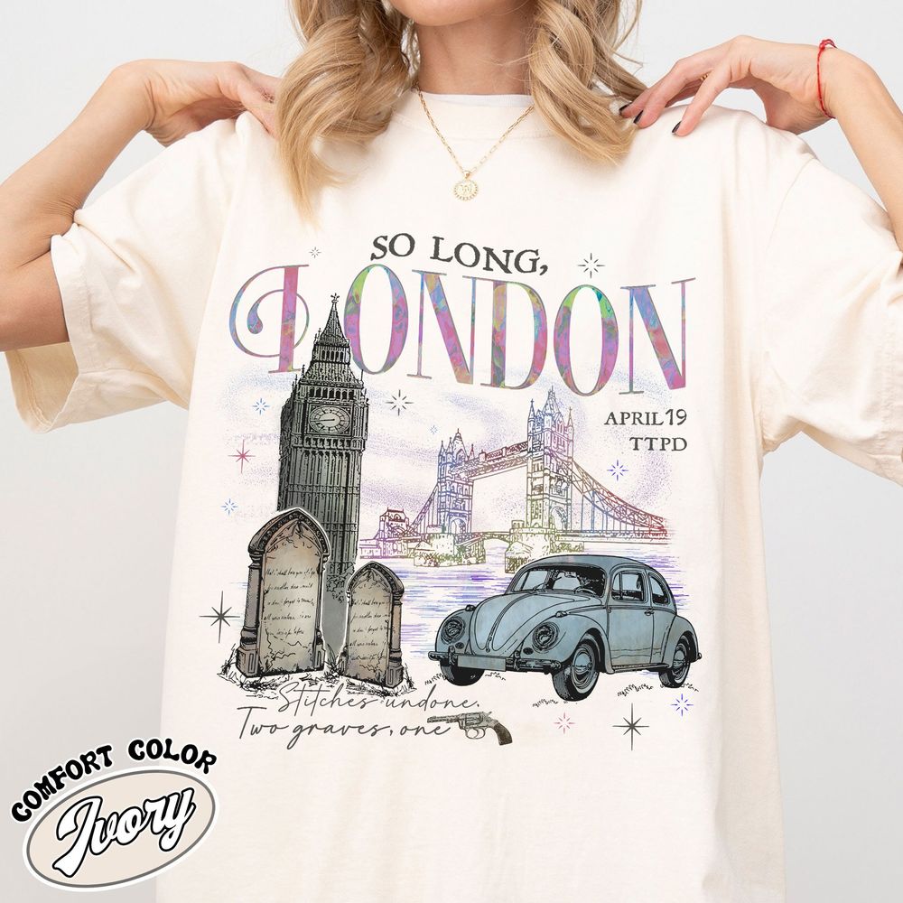 So Long London The Tortured Poets Department Shirt, Alls Fair In Love And Poetry, Swiftie Shirt, The Tortured Poets Department, Fort Night Shirt Unisex Standard T-Shirt white s