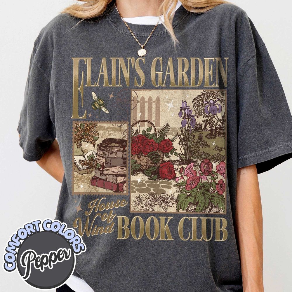 Elain Archeron Garden Shirt, Acotar Shirt Archeron Sisters, Velaris Night Court Sjm Merch Nesta Cassian Feyre Rhysad Acosf Gift Unisex Standard T-Shirt white s
