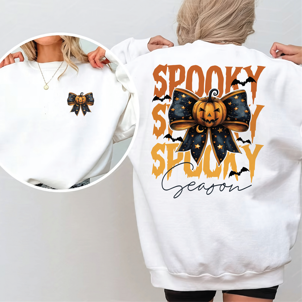 Spooky season shirt Unisex Sweatshirt white s