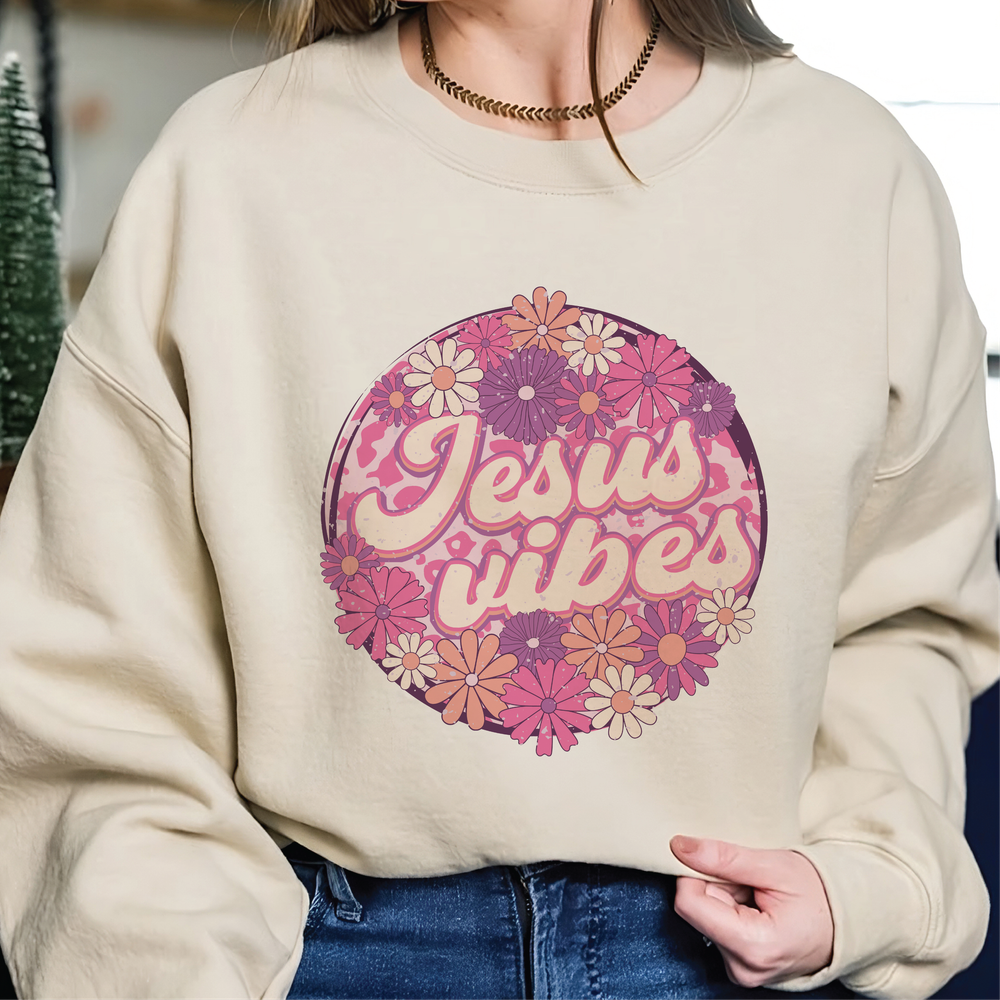 Trendy Christian Sweatshirt, Bible Verse Sweatshirt, Love Jesus Shirt, Jesus Faith Sweater, Christian Shirt, Christian Gift Unisex Sweatshirt white s