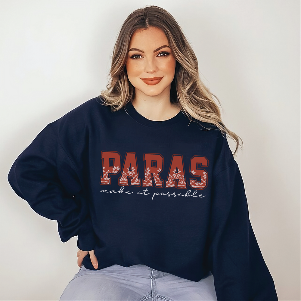 Para Shirt, Paraprofessional Shirt, Cool Para Club Shirt, Teacher Shirt, Teacher Aide, Para Appreciation Shirt, Back To School Shirt Unisex Sweatshirt white s