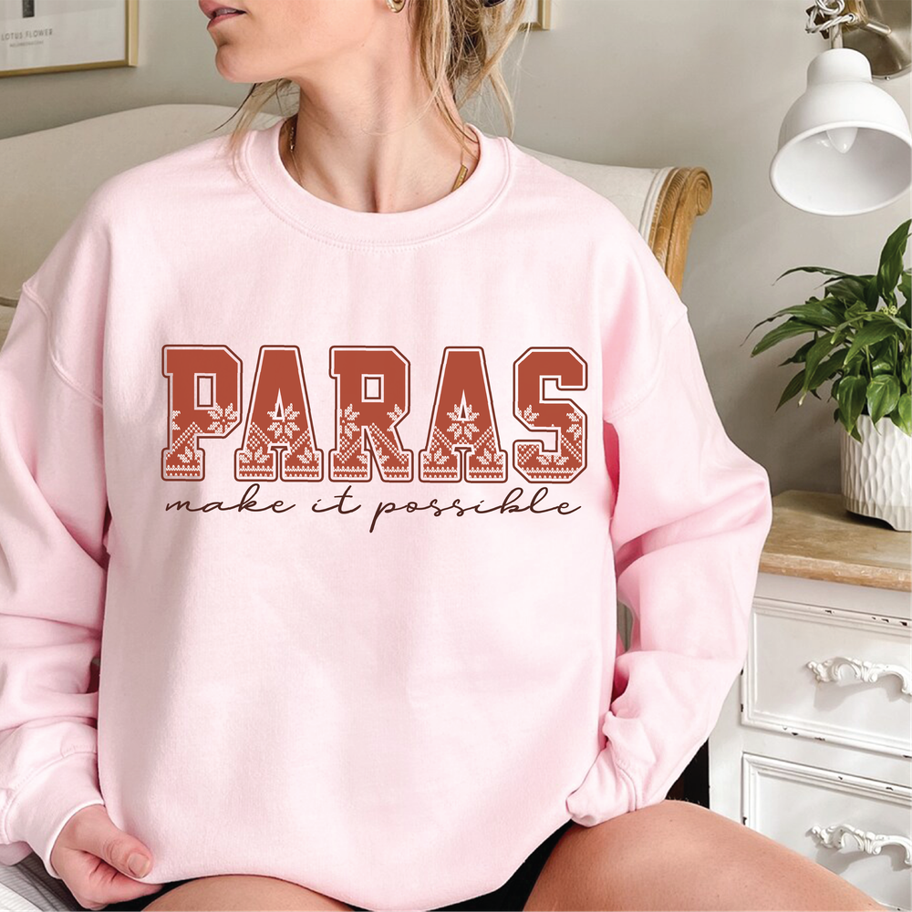 Para Shirt, Paraprofessional Shirt, Cool Para Club Shirt, Teacher Shirt, Teacher Aide, Para Appreciation Shirt, Back To School Shirt Unisex Sweatshirt white s