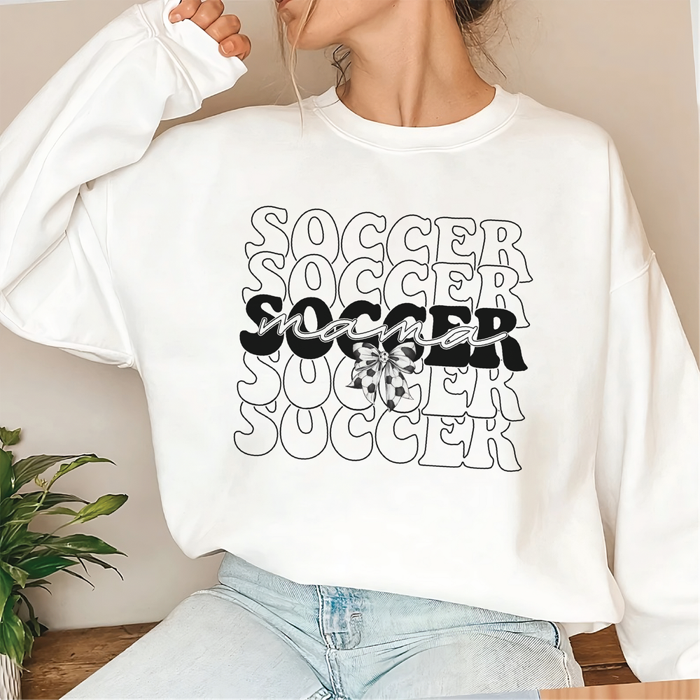 In My Soccer Mom Era Shirt, Soccer Mama Shirt, Soccer Mom Shirt, Sport Mom Shirt, Soccer Era, Game Day Shirt, Mom Shirt, Soccer PlayerSweatshirt Unisex Sweatshirt white s