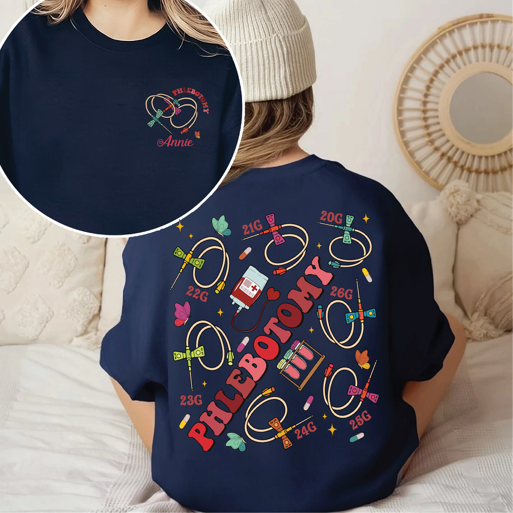 Phlebotomy Tech Crewneck, In My Phlebotomist Era Sweatshirt, Custom Phlebotomist Shirt, Nursing Student Sweatshirt, Nurse Appreciation Gift Unisex Sweatshirt white s