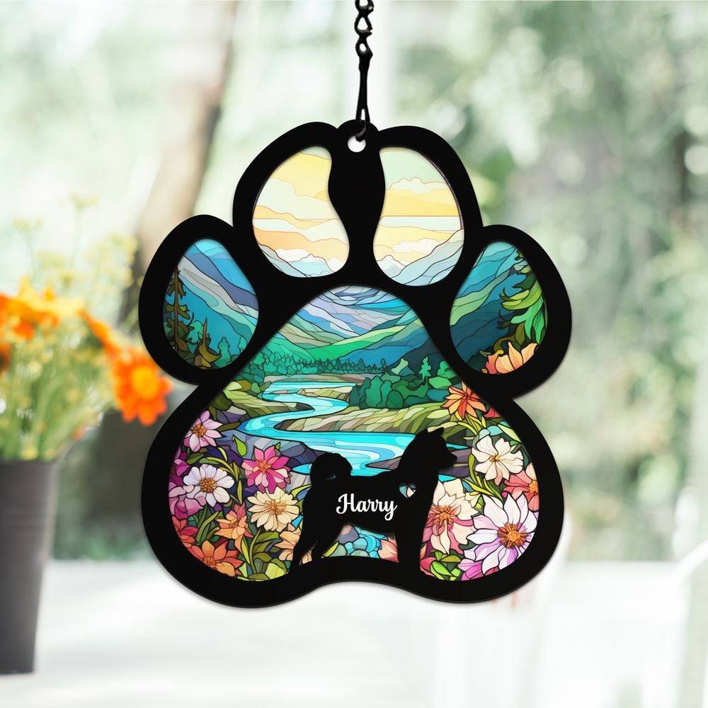 Customized Suncatcher - Dog Customized Suncatcher - Dog 2 1pc