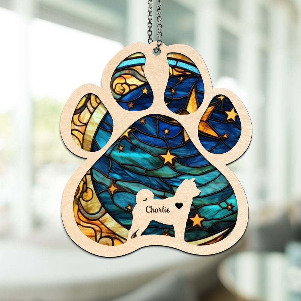 Customized Suncatcher - Dog Customized Suncatcher - Dog 2 1pc