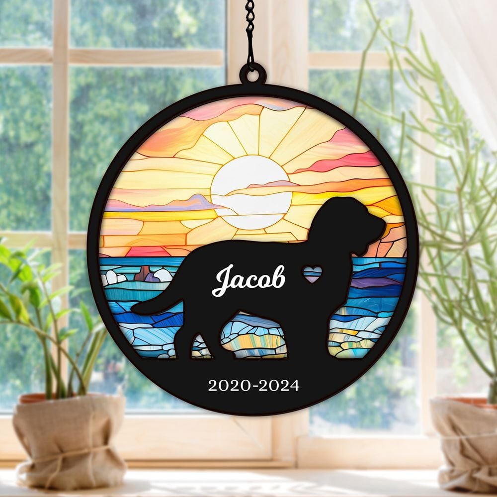 Customized Suncatcher - Cat - Dog Customized Suncatcher - Cat-Dog 1pc