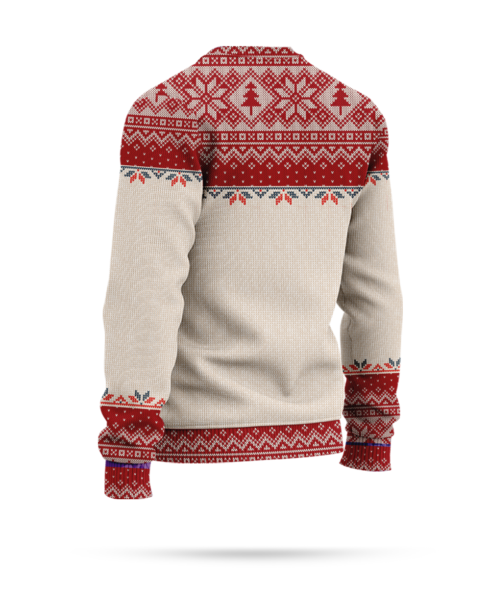 Ugly Christmas Sweaters for Softball Lovers AOP Ugly Sweater 2 white s