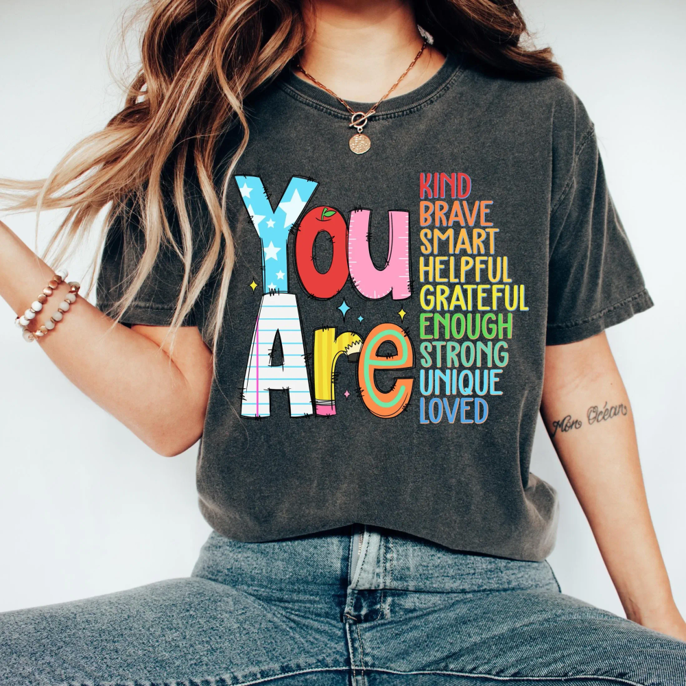 You Are Kind Back To School Shirt Unisex Sweatshirt white s