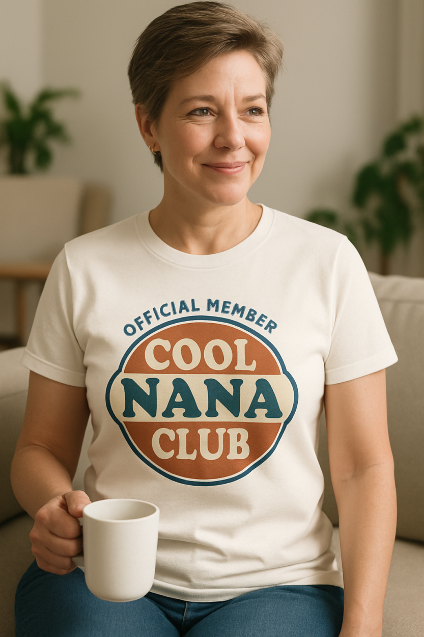Official Member Cool Grandma Club Women's Standard T-Shirt white s