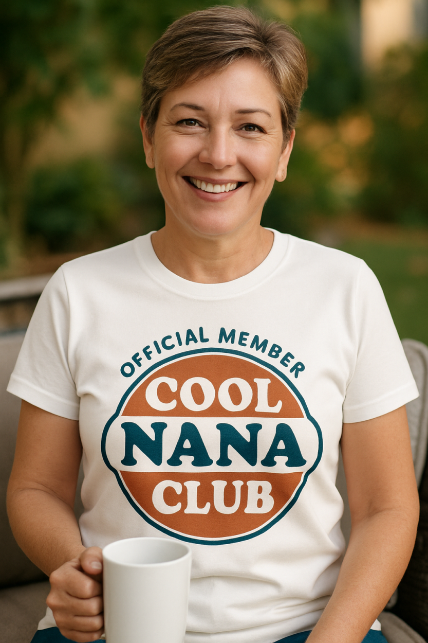 Official Member Cool Grandma Club Women's Standard T-Shirt white s