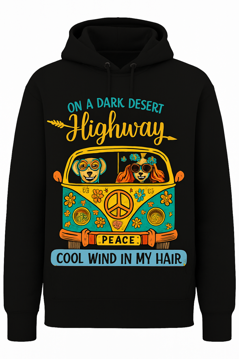Groovy Rides: Join the Journey! Unisex Hoodie black s