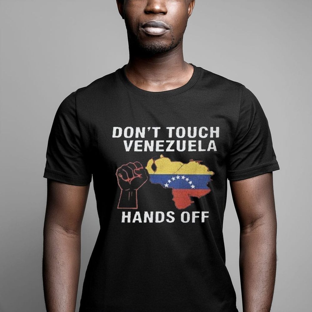 Don’t Touch Venezuela Hands Off Shirt Unisex Standard T-Shirt black s