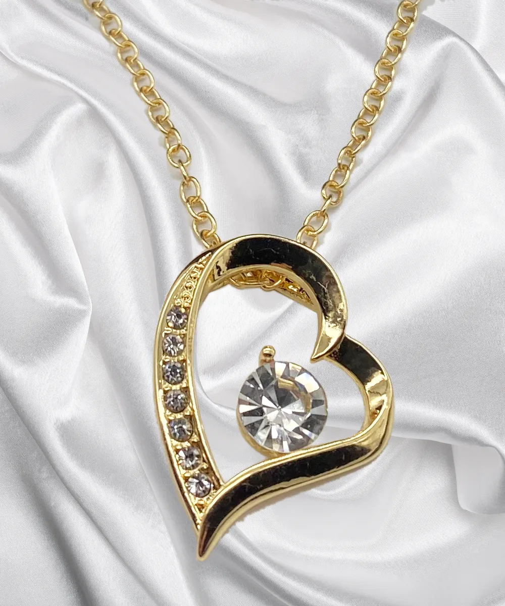 A ma Chérie Luxury Heart - Gold Plated 