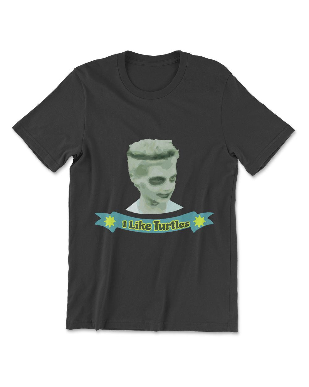 I Like Turtles Zombie Awesome Men's Premium Tshirt black s