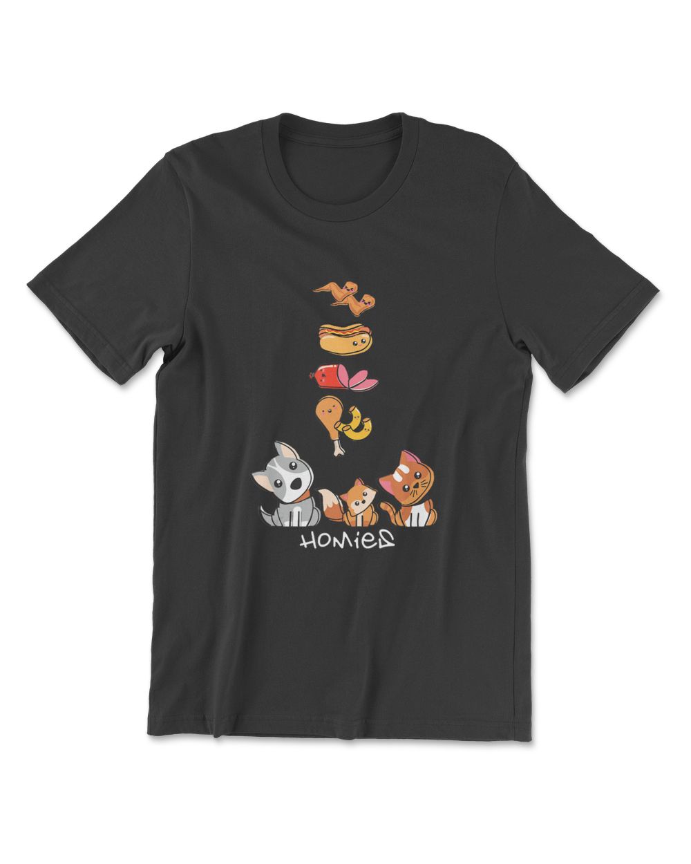Chicken Wing, Chicken Wing, Hot Dog & Bologna Men's Premium Tshirt black s