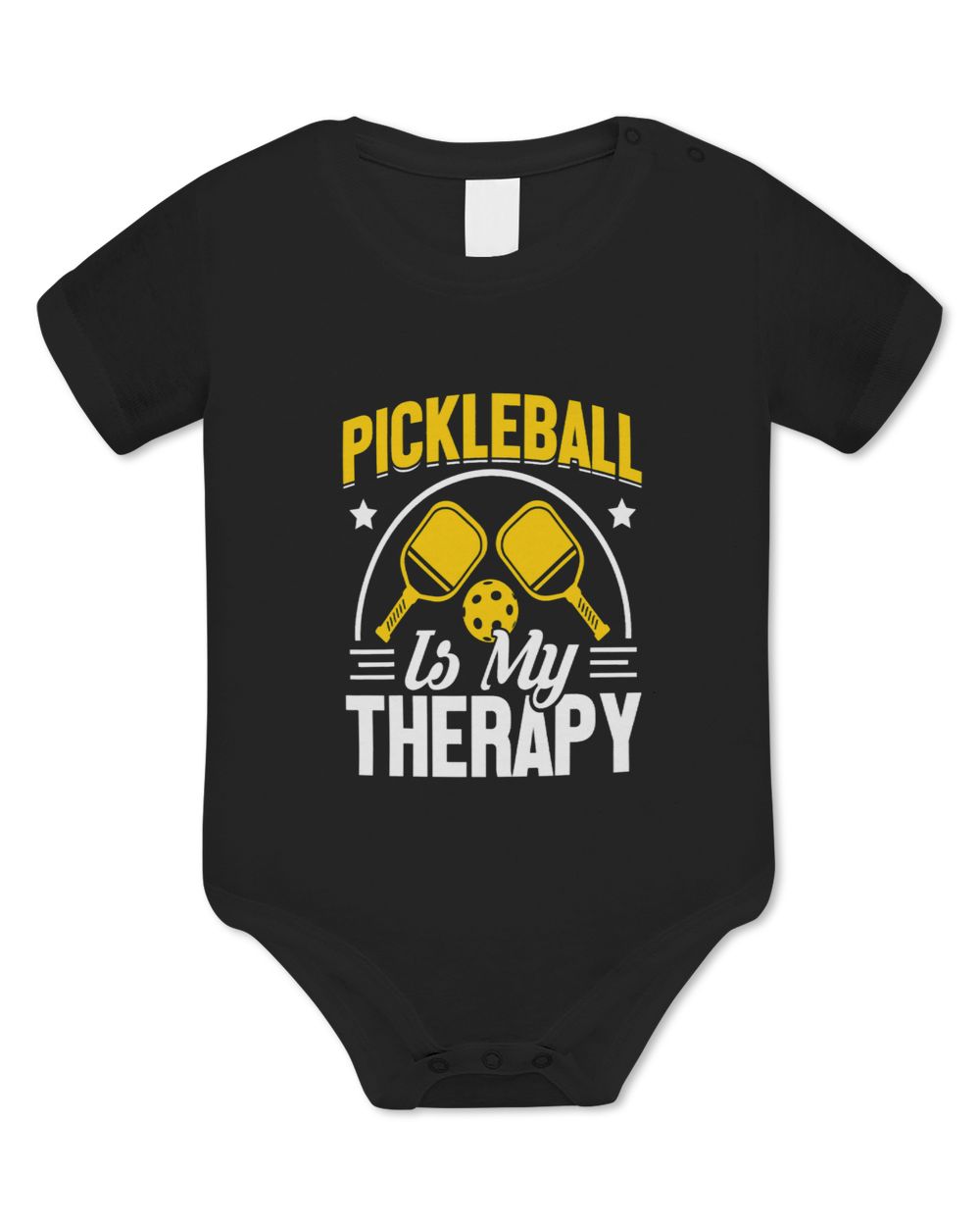 Pickleball Is My Therapy Baby Bodysuit - EU black 3m