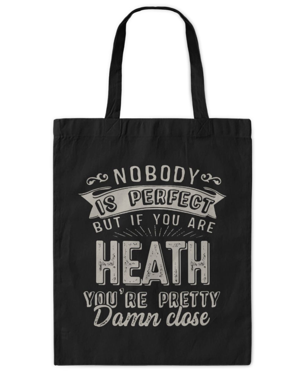USL-94-Heath Tote Bag - Printed in the EU black onesize